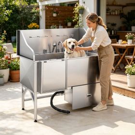 Stainless Steel Dog Washing Station