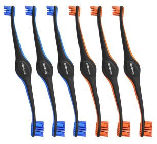 6 Pack BrushMate Pet Toothbrush (Color: Multicolor)