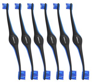 6 Pack BrushMate Pet Toothbrush (Color: Blue)